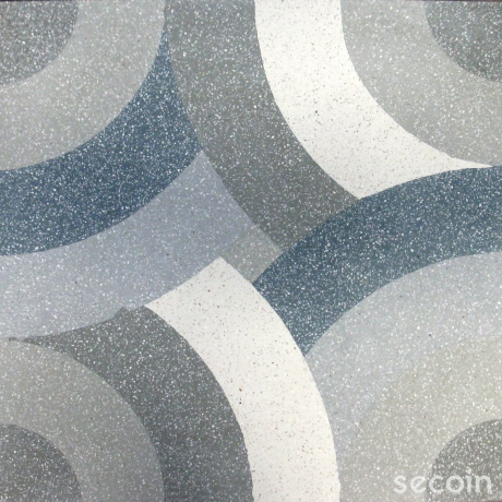 Encaustic terrazzo TE6-647